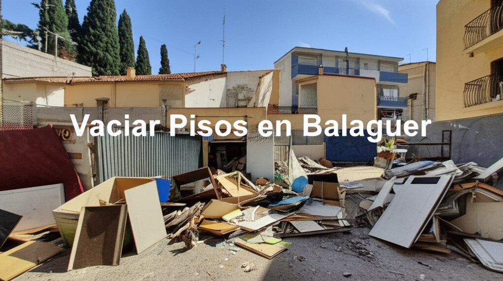 Vaciar pisos en Balaguer