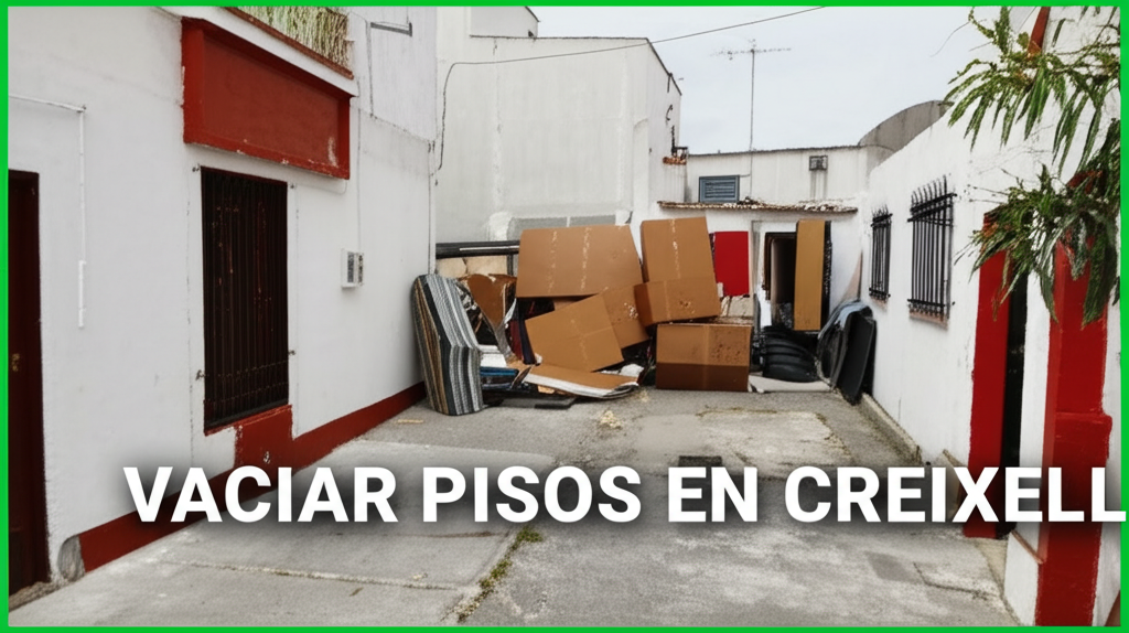 Vaciar pisos en Creixell