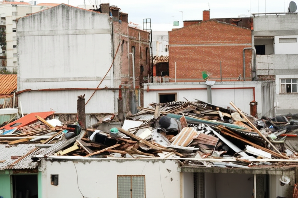 Vaciar pisos en L’Aldea